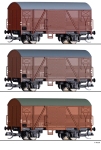Tillig 502702 - TT - 3-tlg. Set Güterwagen, DRG, Ep. IV<br>Tillig TT-Club